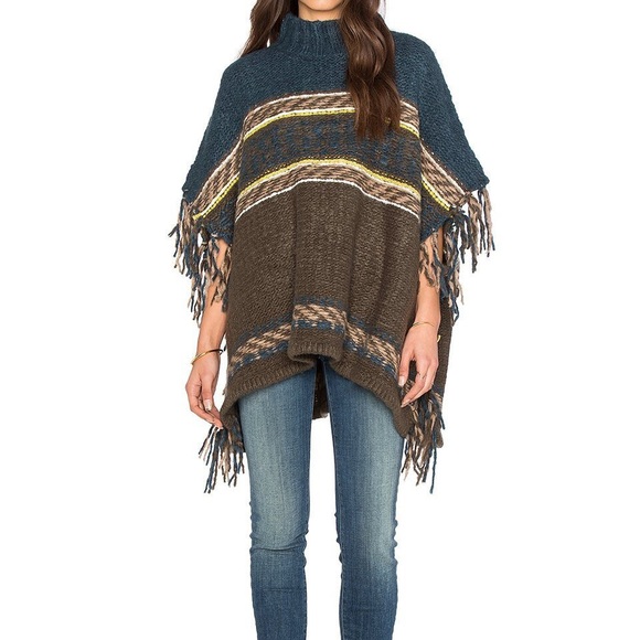 Free People Sweaters - Free People Labyrinth Poncho